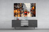 Tram Glass Wall Art || Designer Collection