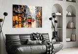 Tram Glass Wall Art || Designer Collection