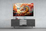 Dragon Glass Wall Art || Designer Collection