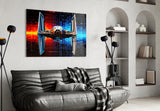 Tie Fighter Glass Wall Art || Designer Collection