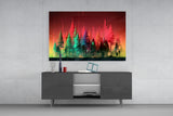 Forest of Colours Glass Wall Art || Designer Collection