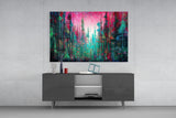 Forest of Colours Glass Wall Art || Designer Collection