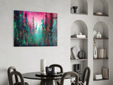 Forest of Colours Glass Wall Art || Designer Collection