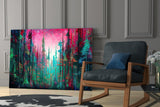 Forest of Colours Glass Wall Art || Designer Collection