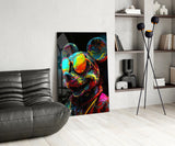 Neon Mice Glass Wall Art || Designer Collection