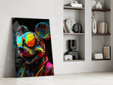 Neon Mice Glass Wall Art || Designer Collection