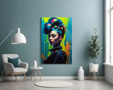 Hair Style Glass Wall Art || Designer Collection