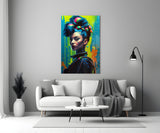 Hair Style Glass Wall Art || Designer Collection