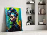 Hair Style Glass Wall Art || Designer Collection