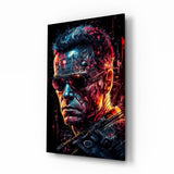 Mechanic Face Glass Wall Art || Designer Collection