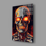 Mechanic Face Glass Wall Art || Designer Collection