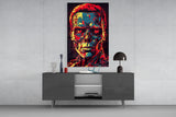 Mechanic Face Glass Wall Art || Designer Collection