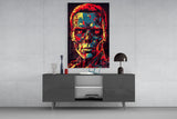 Mechanic Face Glass Wall Art || Designer Collection