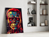 Mechanic Face Glass Wall Art || Designer Collection