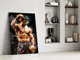 Fighter Glass Wall Art || Designer Collection