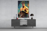 Fighter Glass Wall Art || Designer Collection