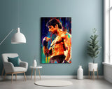 Fighter Glass Wall Art || Designer Collection