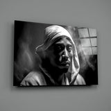 Tupac Glass Wall Art || Designer Collection