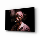 Tupac Glass Wall Art || Designer Collection