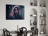 Tupac Glass Wall Art || Designer Collection