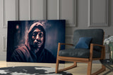 Tupac Glass Wall Art || Designer Collection