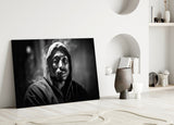 Tupac Glass Wall Art || Designer Collection