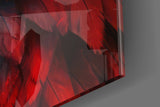 Red Eagle Glass Wall Art|| Designer's Collection