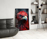 Red Eagle Glass Wall Art|| Designer's Collection