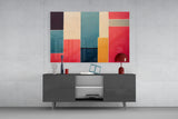 Rectangles  Glass Wall Art|| Designer's Collection