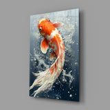 Angelfish Glass Wall Art|| Designer's Collection