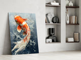 Angelfish Glass Wall Art|| Designer's Collection