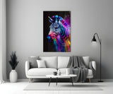 Zebra Glass Wall Art|| Designer's Collection