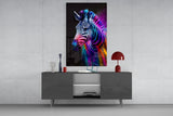 Zebra Glass Wall Art|| Designer's Collection