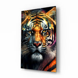 Face du tigre || Collection du designer Impression Sur Verre