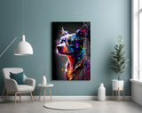 Dog Vogue Glass Wall Art|| Designer's Collection