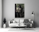 Mr. Inspector Glass Wall Art|| Designer's Collection