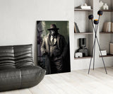 Mr. Inspector Glass Wall Art|| Designer's Collection