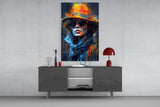 Hat Glass Wall Art|| Designer's Collection