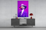 Bird Vogue Glass Wall Art|| Designer's Collection