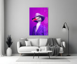 Bird Vogue Glass Wall Art|| Designer's Collection