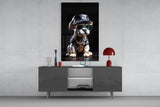 Puppy Vogue Glass Wall Art|| Designer's Collection