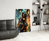 Mandalorian Glass Wall Art|| Designer's Collection