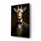 Gentleman Glass Wall Art|| Designer's Collection