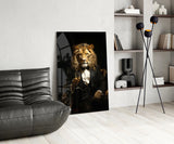 Gentleman Glass Wall Art|| Designer's Collection