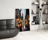 City Night Glass Wall Art|| Designer's Collection