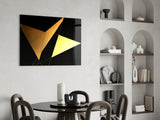 Yellow Wings Glass Wall Art|| Designer's Collection