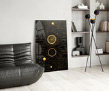 Ancient Sky Glass Wall Art|| Designer's Collection