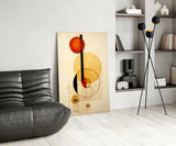 Circles Glass Wall Art|| Designer's Collection