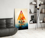 Harmony of Shapes Glass Wall Art|| Designer's Collection