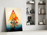 Harmony of Shapes Glass Wall Art|| Designer's Collection